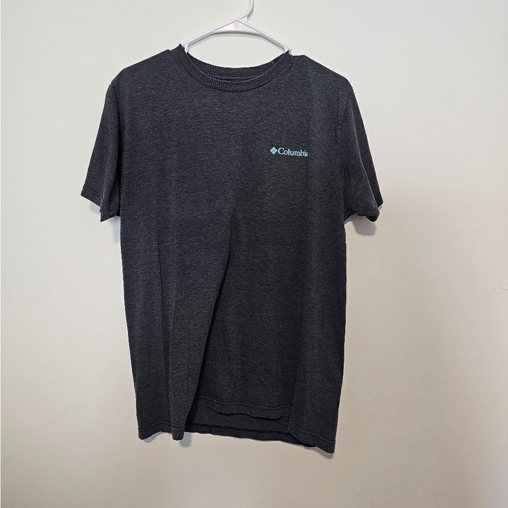 Dark Grey Mens Columbia Graphic Tee